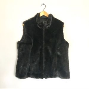 East 5th Faux Fur Reversible vest